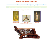 Tablet Screenshot of maori.info