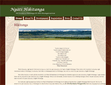 Tablet Screenshot of hikitanga.maori.nz