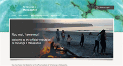 Desktop Screenshot of makaawhio.maori.nz
