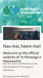 Mobile Screenshot of makaawhio.maori.nz