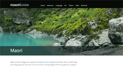 Desktop Screenshot of maori.com