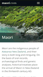 Mobile Screenshot of maori.com