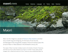 Tablet Screenshot of maori.com