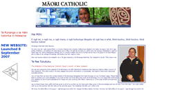 Desktop Screenshot of catholic.maori.nz
