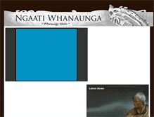 Tablet Screenshot of ngaatiwhanaunga.maori.nz