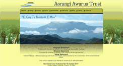 Desktop Screenshot of aorangiawarua.maori.nz