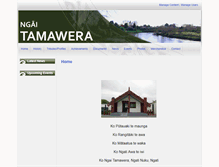 Tablet Screenshot of ngaitamawera.maori.nz