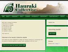 Tablet Screenshot of haurakicollective.maori.nz